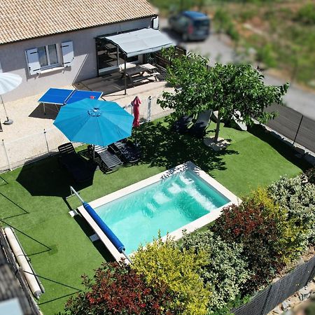 En Ardeche, Gite L'Odyssee Climatise Avec Sa Piscine Privee Et Chauffee Joyeuse Exterior foto