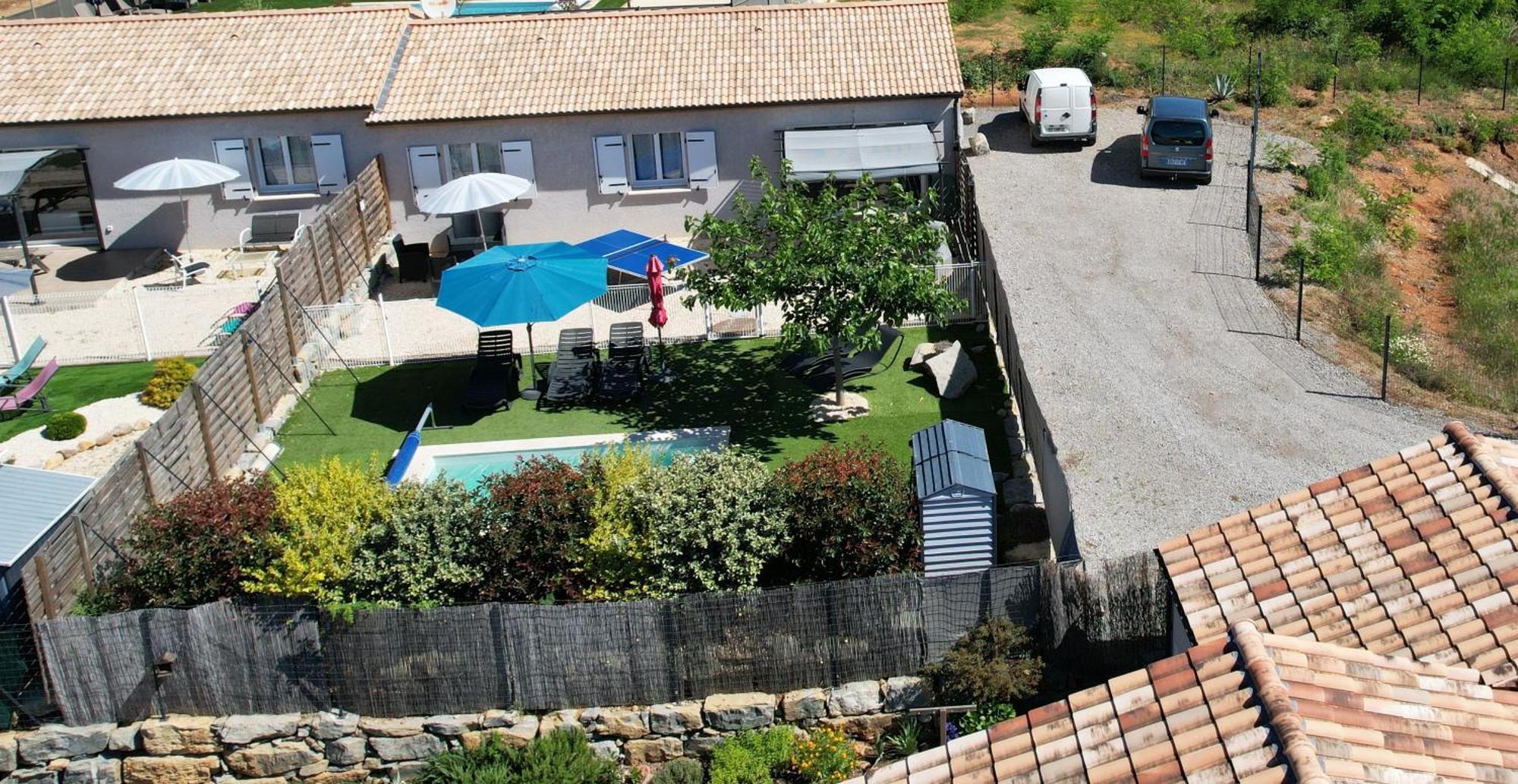 En Ardeche, Gite L'Odyssee Climatise Avec Sa Piscine Privee Et Chauffee Joyeuse Exterior foto